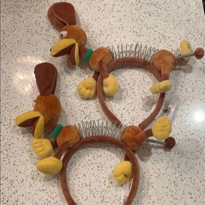 2 SLINKY DOG Disney ears!